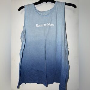 Bass Pro Shops Light to Dark Blue Tank Top